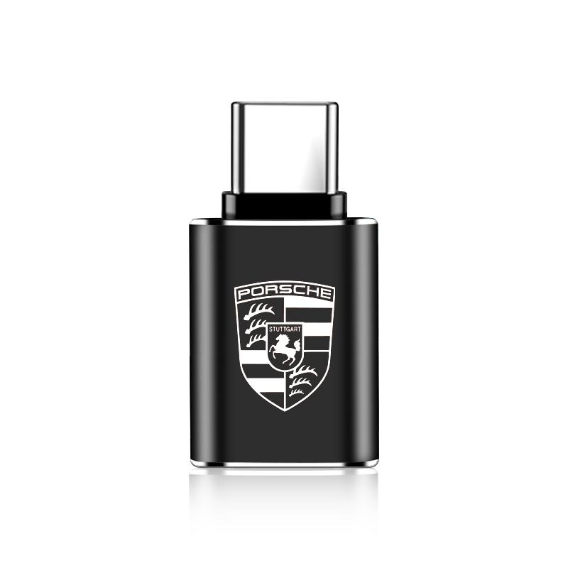 Car Usb Type C Cable Converter Charging Adapter Car Accessories For Porsche Boxster Cayenne Panamera Macan Cayman 911 918 996 917 991