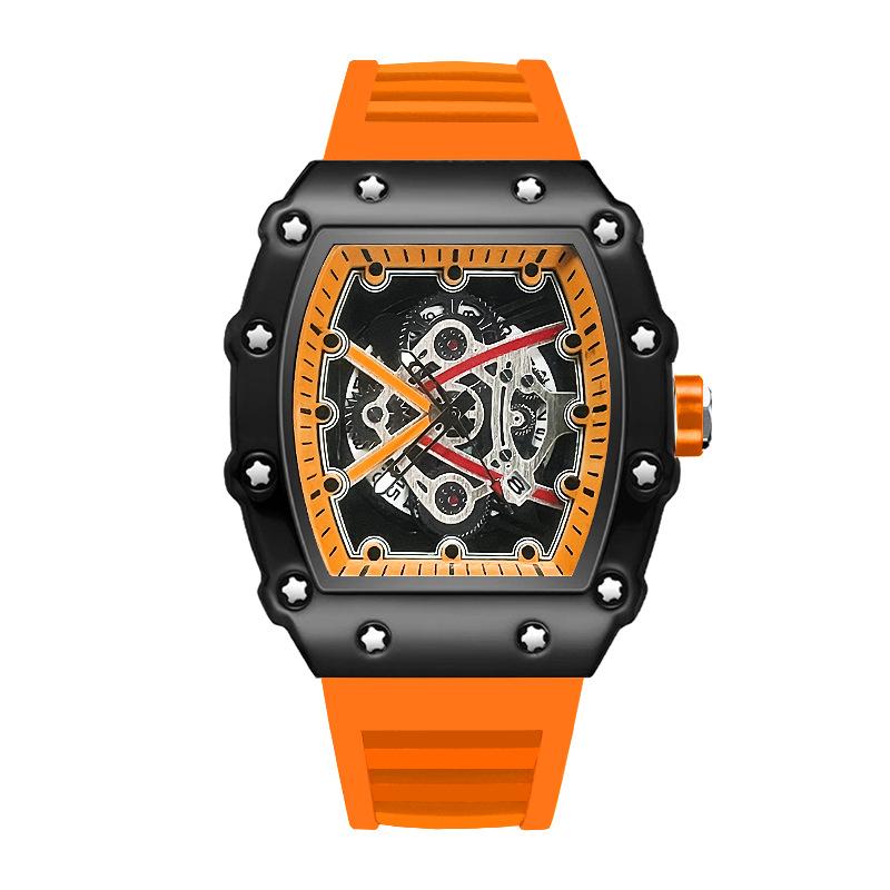 Casual Fashion Domineering Automatic Quartz Hollow Luminous Waterproof Darth Vader 1707 Men'S Watch
