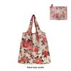 Eco-Friendly Large Capacity Flower Tote - Foldable, Waterproof, and Convenient for Shopping