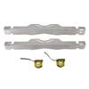 2 Pcs Wheel Alignment Tool Heavy Duty Steel Toe Alignment Measurement Tool with 2 Tape Measures for Car