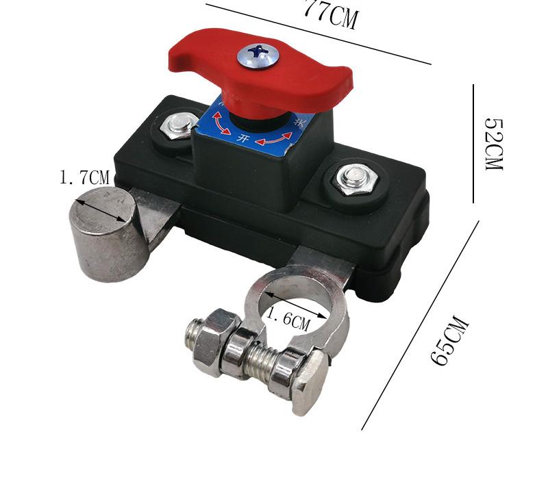 

Конструкция из цинкового сплава, инструмент для отключения отрицательной клеммы, конструкция с ручкой без инструментов, переключатель массы аккумулятора двойного напряжения