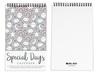 Inkdotpot Star, Moon & Rainbow Perpetual Calendar, Important Dates To Remember-6x9 Monthly and Daily Journal for Special Days