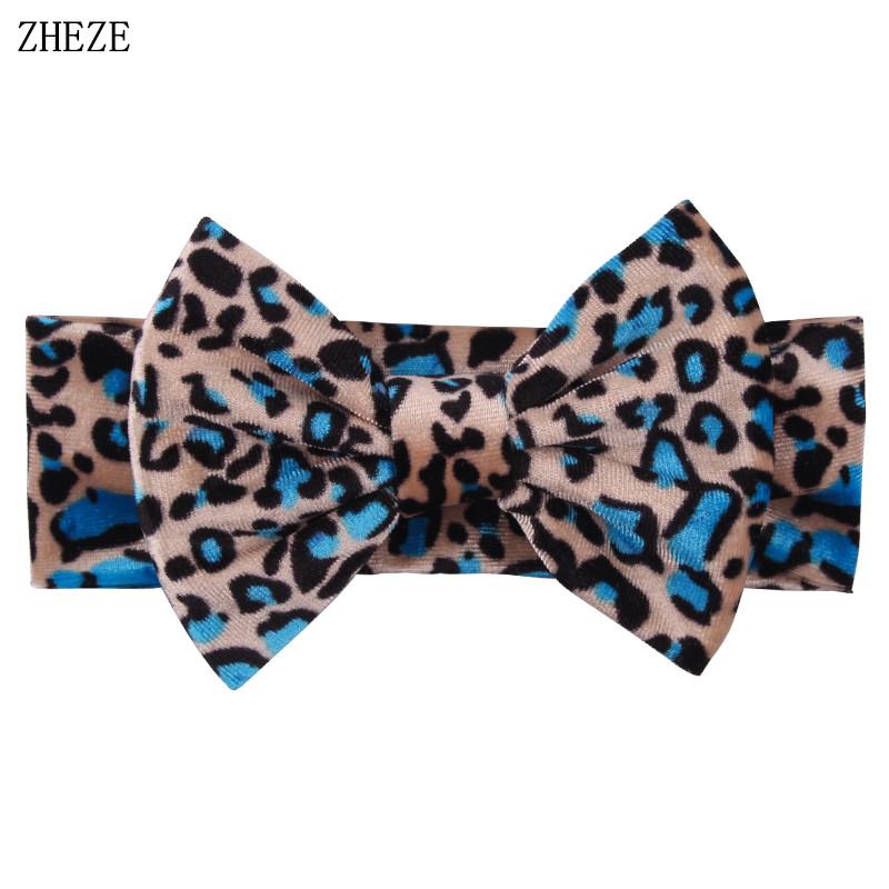 Baby Soft 5" Hair Bow Headband Kids Girls Velvet Headwrap Turband Toddler Photo Pro DIY Hair Accessories