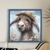 Tierdruck Kreuzstichset 40x40cm DIY 11CT Stickerei Handwerk Set Heimdeko