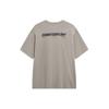 Li Ning CF Letter Round Neck Loose Short Sleeve Drop Shoulder T-Shirt Unisex T-Shirt Pomegranate-Yellow AHSUB19-3