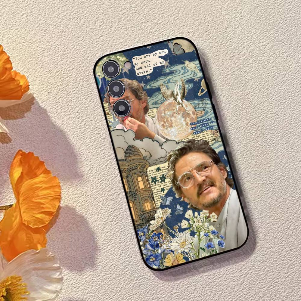 P-Pedro Pascal Actor Phone Case For Samsung Galaxy A73,A72,A71,A70,A53,A52,A51,Others Soft Black Cover