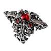 Vintage Rings Gothic Dating Jewelry Alloy Texture Comfortable Rings Suitbale for Adding a Touch of Color to Any Looks