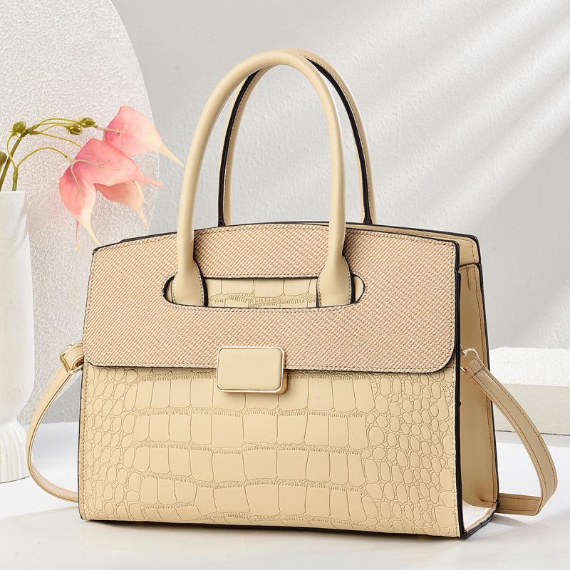 Handbag bag new briefcase large capacity commuting high sense casual fashion