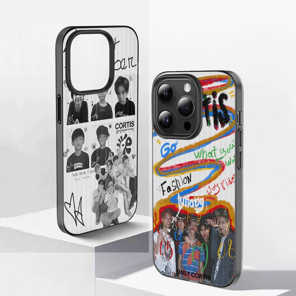 Kpop Music C-CORTIS Phone Case for iPhone 17 16 15 14 13 12 11 Corrugated Frosted Soft Cover Anti-Slip