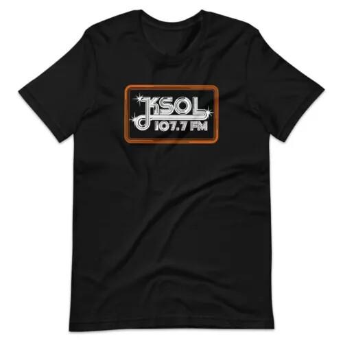 NEW KSOL 107.7 FM RADIO ROCK STATION LOGO UNISEX T-SHIRT FUNNY TEE USA S-5XL Unisex T-Shirt