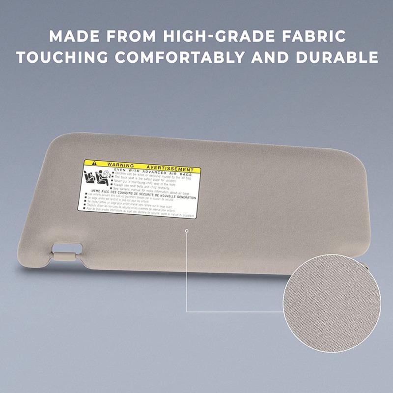 Osłona przeciwsłoneczna samochodu kompatybilna z Camry 2006-2011 prawa strona 74310-06750-e0 części zamienne do samochodu