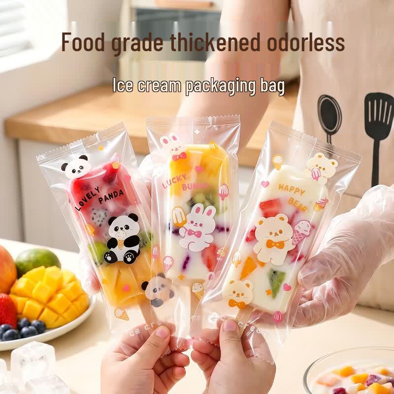 Food Grade Popsicle & Ice Cream Bags (100 Pcs)