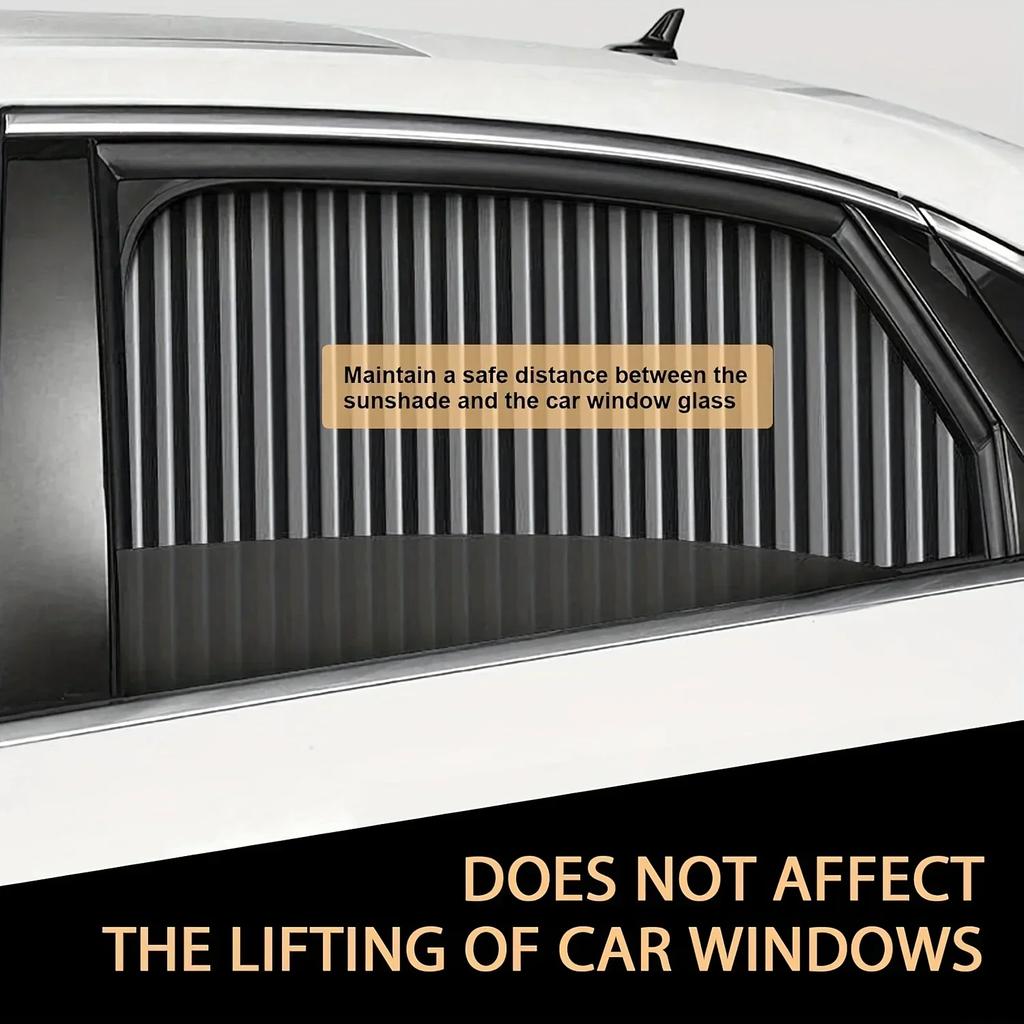 2/4 szt. Zasłona przeciwsłoneczna do samochodu Uniwersalne osłony na boczne okna Zasłony do samochodu Film na przednie i tylne okno Izolacja termiczna Ochrona przed słońcem