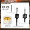 A96I-6-19/64 Hole Saw For Recessed Lights,Hole Saw Dust Bowl For Recessed Lighting 6In Include 3/8In Hex Shank&SDS Plus Arbor
