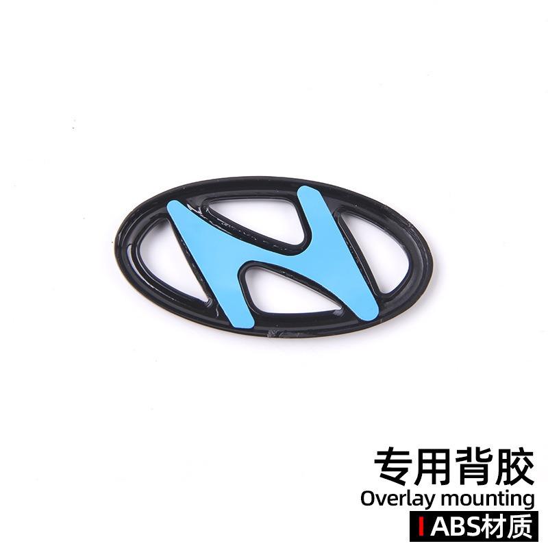 Wdjnt5 Car Styling ABS Car Steering Wheel Center Sticker For Hyundai Tucson SANTAFE SONATA ACCENT Elantra Emblem Badge Decal Accessorie