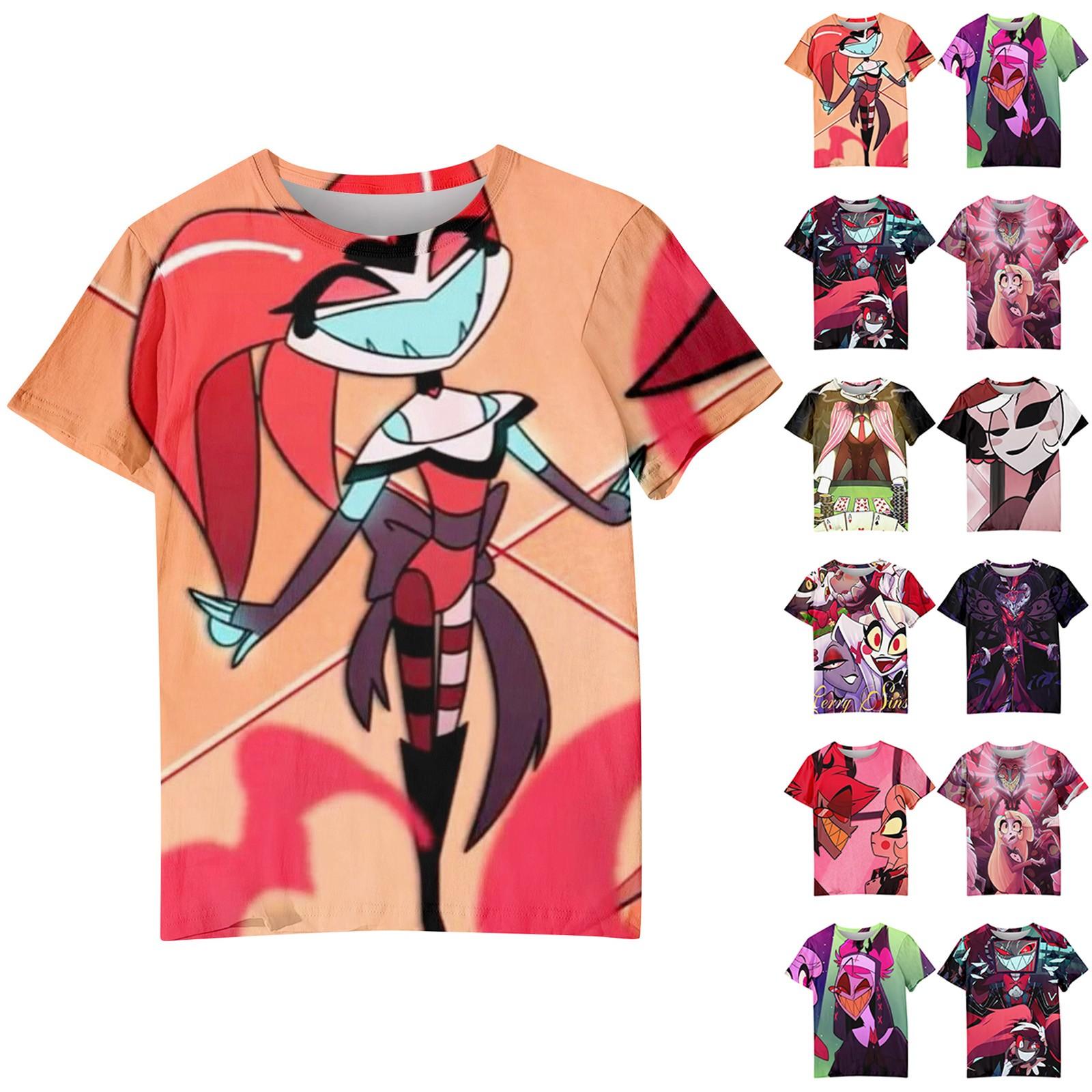 

Повседневная футболка унисекс с коротким рукавом и круглым вырезом с принтом, топ