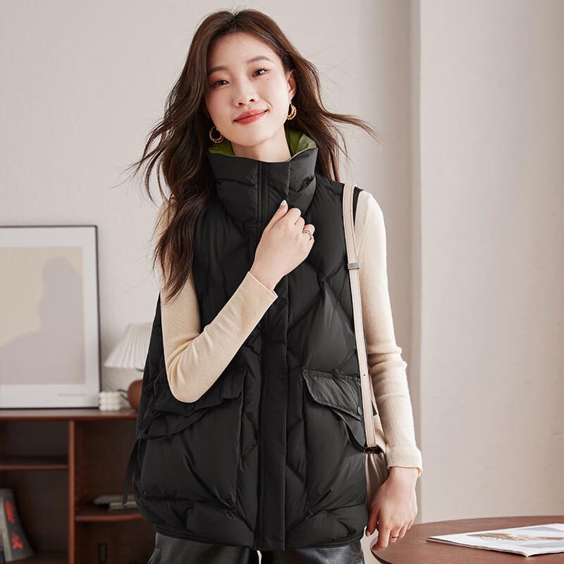 

Yiliteng Women s Stand-Collar Puffer Vest M