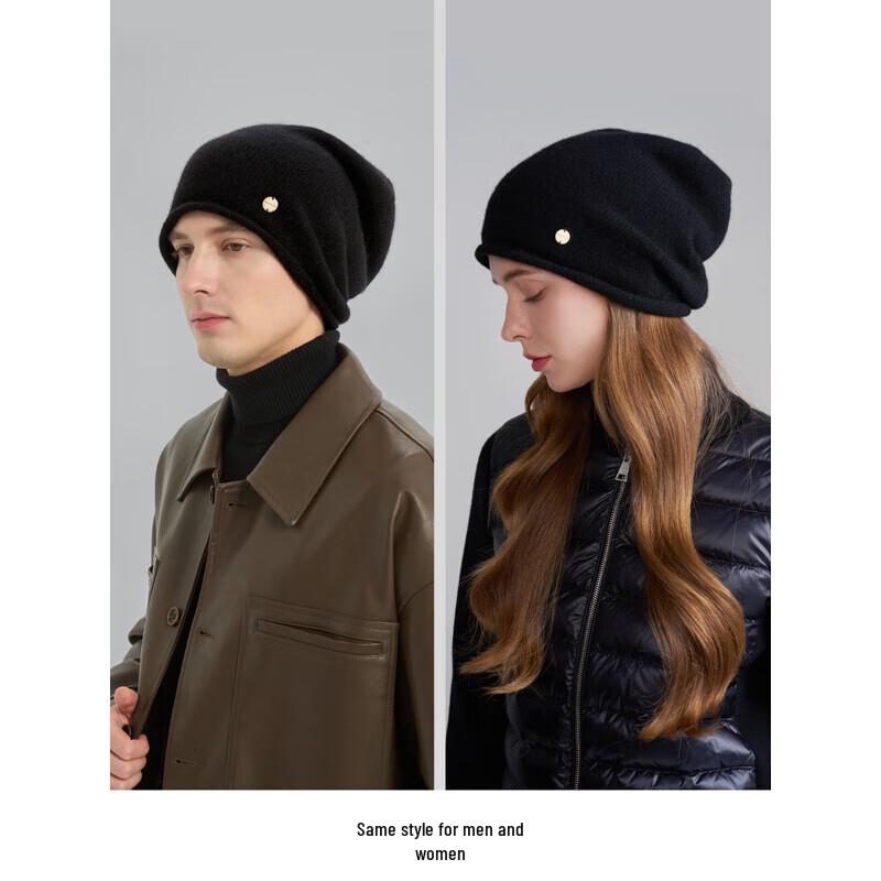 Kenmont Women's Korean Style 100% Merino Wool Thin Knitted Beanie