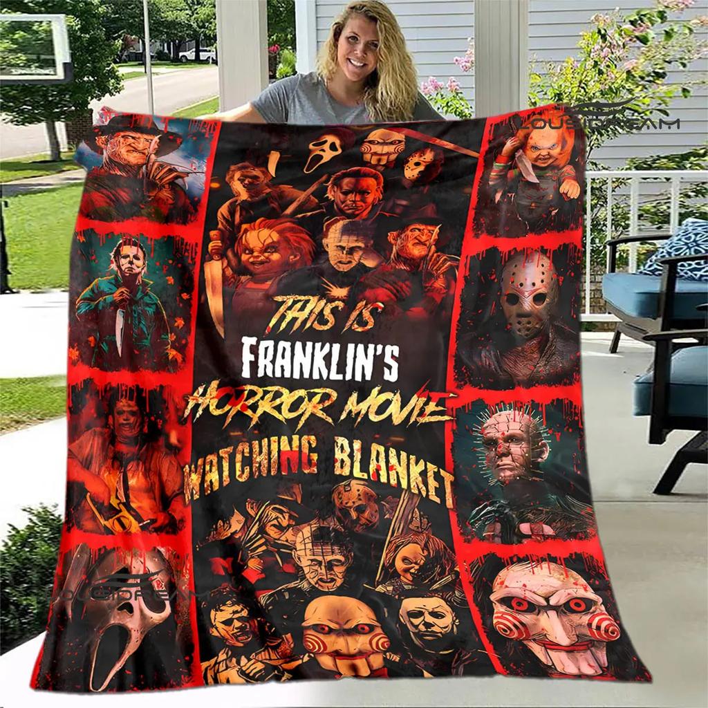 Horror movie Cult of Chucky printing blanket warm blanket soft and comfortable blanket Home travel blanket birthday gift
