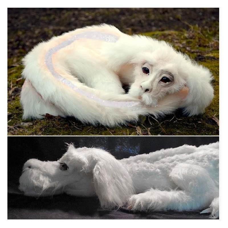 Falkor From The Neverending Story Plush Lucky Dragon Toy Pp Cotton Filling Home Decor Kids Gift