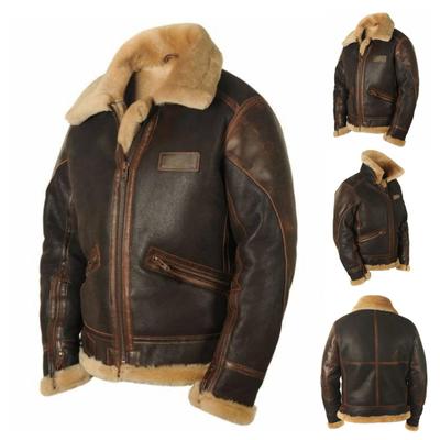 Men Coat Plush Zipper Closure Long Sleeve Turndown Collar Autumn Winter Coldproof Jacket Outwear for Daily Wear