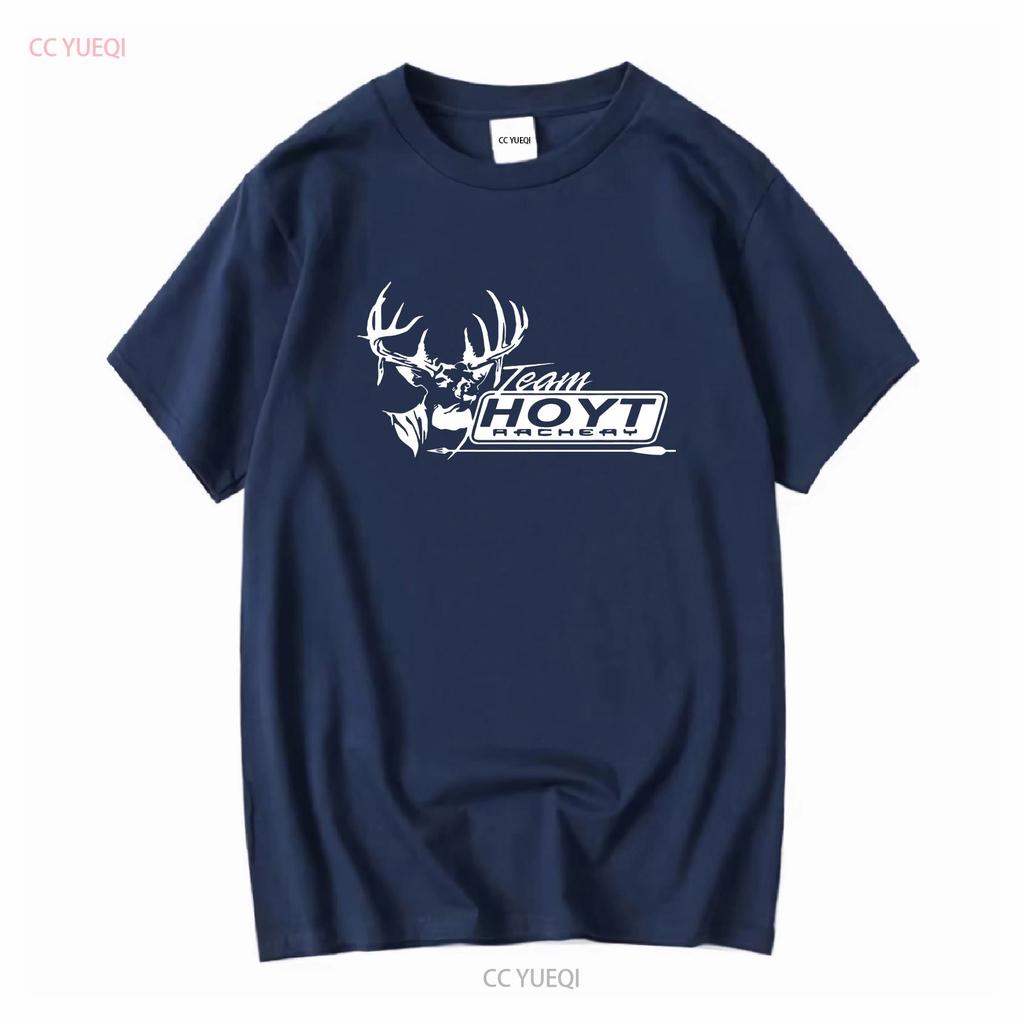New T Shirt Hoyt Archery Bow Logo Mens Black USA Size S to 5XL long or short sleeves vintage Washed Stretched Comfortable