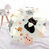 1pc Cute Cats Pattern Umbrella with Plastic Handle,Suitable for All Seasons Home Travel Outdoor UmbrellaDD556