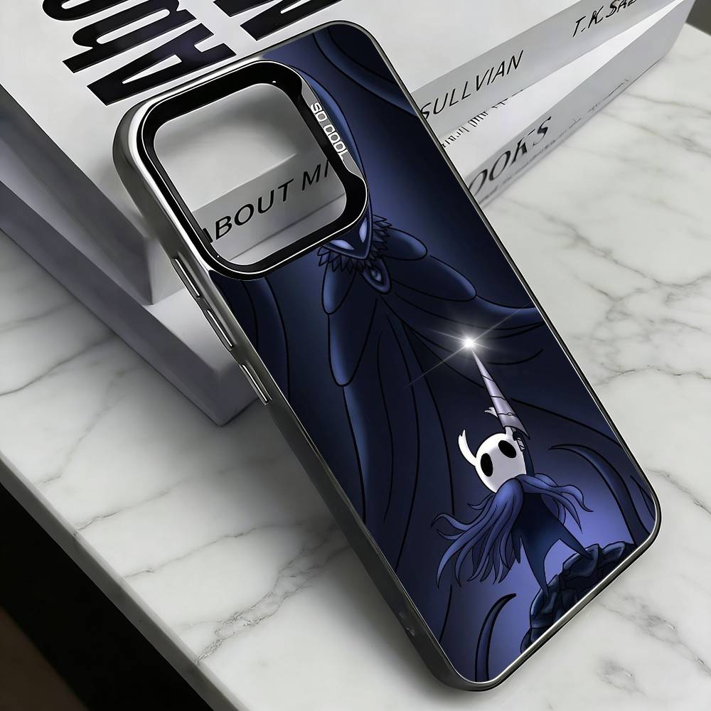 H-Hollow Knight  Phone Case For iPhone 17,16,15,14,13,12,11 Plus,Pro Max,XS,Colorful Silver Phone case Funda Cover