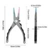 Portable Fishing Pliers Aluminium Alloy Line Cutter Hook Remover Fishing Scissors for Hook Removal & Split Enduring