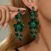Versatile Light Luxury Flower Tassel Earrings for Women's Banquet and Wedding Versatile Accessories New Hot Selling