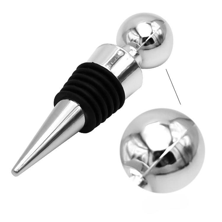 1 Stück Rotweinstopfen 6-Draht Silikonkugelkopf Weinflaschenverschluss, Rotwein Konservierung und Versiegelung Kreativer Konus Weinstopfen Weinset