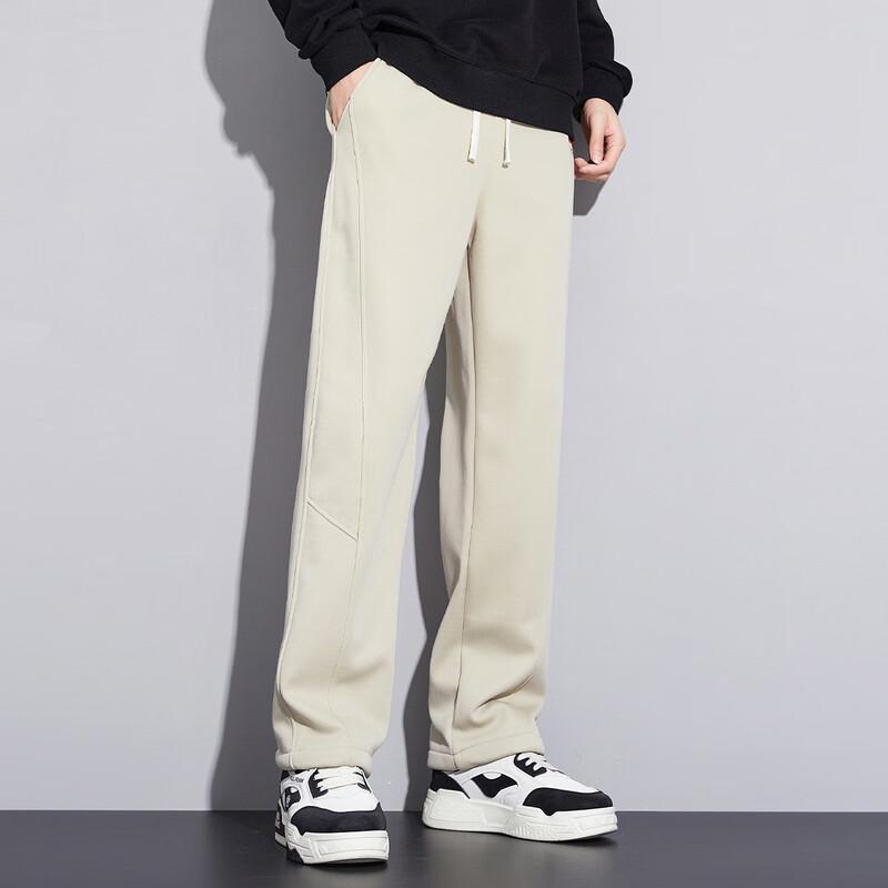 paul frank Men's Winter Straight-Leg Warm Casual Pants