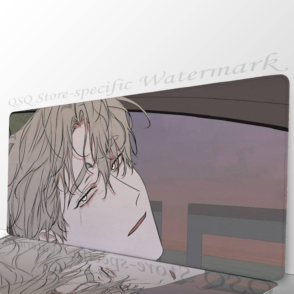 Manga L-Low Tide In Twilight Mousepad Non-slip Suitable For Office Computers Laptops E-sports Game Desk Mats XXL Keyboard