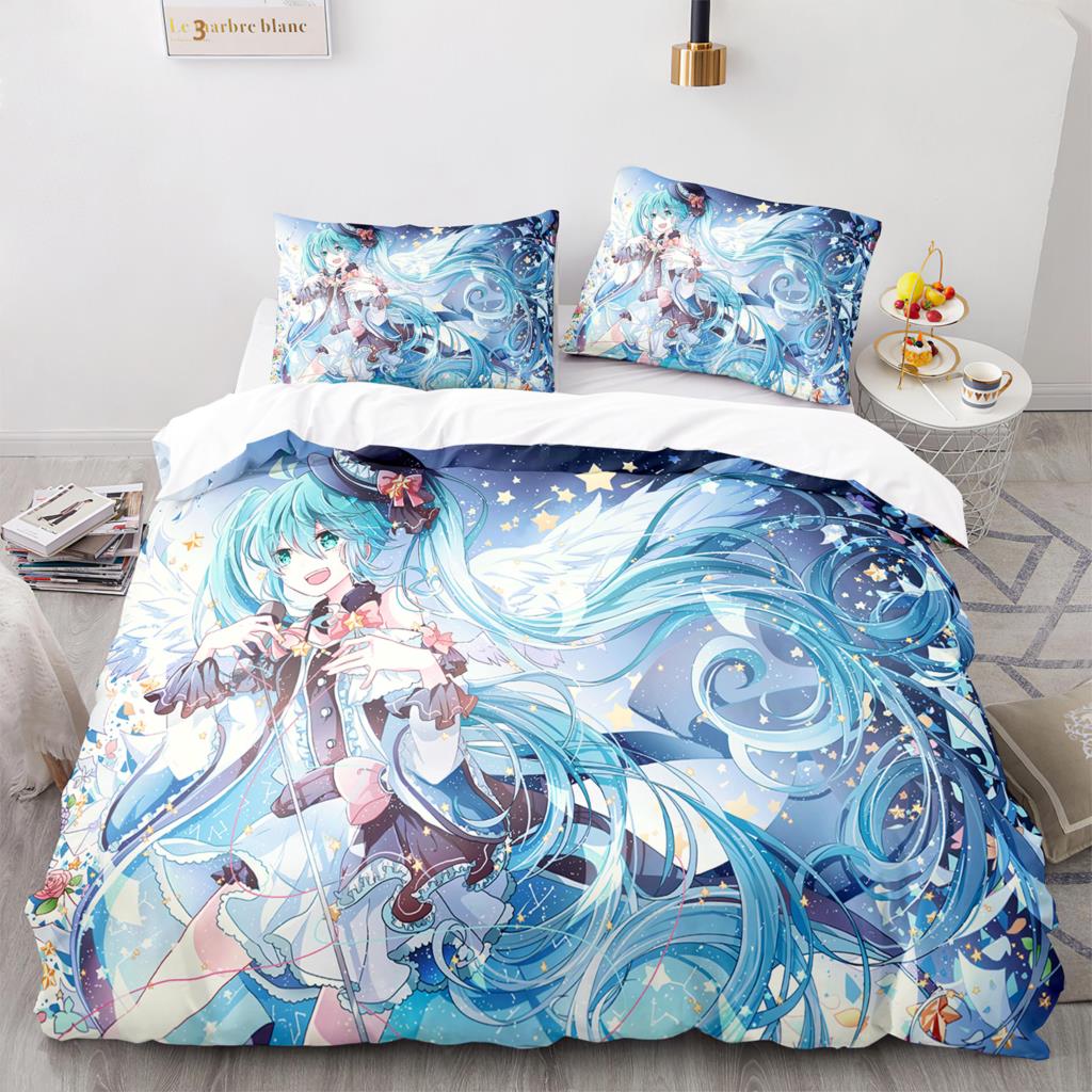 Beautiful Girl In The Future Bedding Set Single Twin Full Queen King Size Bed Set Aldult Kid Bedroom Three-piece Suit