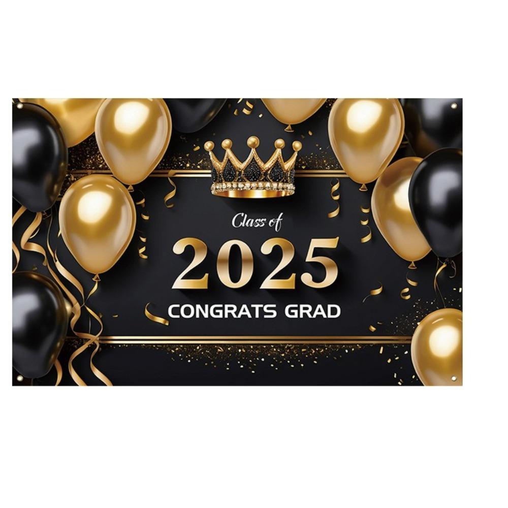 

180x115cm Graduation Photography Backdrop Class of 2025 Poster Background Photo Booth 115cmx180cm