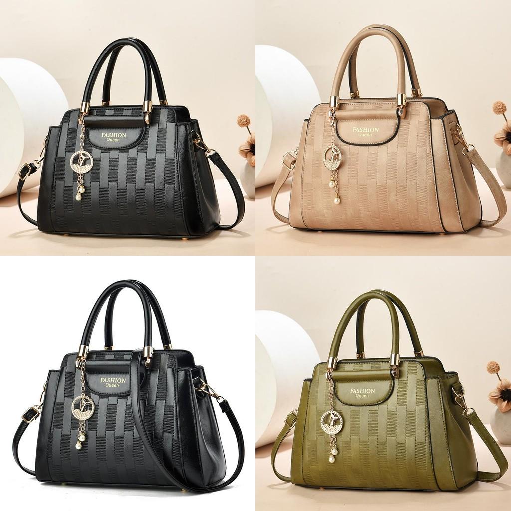 Chic And Spacious Pu Handbag For Women With Multiple Color Options And Comfort