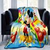 Mickey & Minnie Decke Weiche, Warme Flanell-Kuscheldecke für das Sofa, Weiche Warme Bettwäsche-Tagesdecke, Einzigartige Geschenkidee.