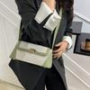 Sommer neue Nische High-End Einzel-Schulter Achseltasche modische Kontrastfarbe tragbar schräg zu tragen kleine quadratische Tasche