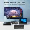 HDMI-Compatible Switcher Plug and Play Switcher Selector Box Three Switching Modes Automatic Switch for HD-DVD PS3/4/5 Xbox 360