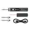  Miniature DC3.7V 8-10W USB Soldering Iron Tool USB Type C Operated  5Level Heat