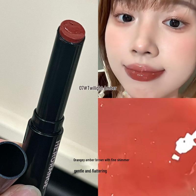 HERORANGE Hydrating Lip Jelly: Watery Mirror Shine for Plump, Youthful Lips - Korean Style Solid Gloss
