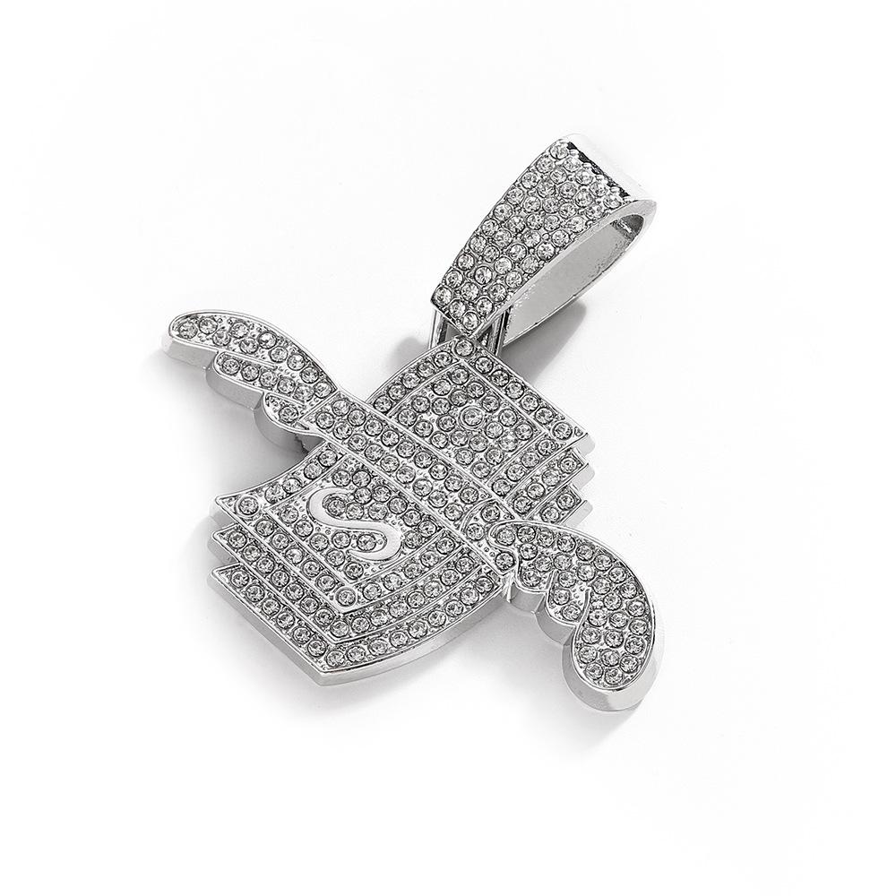 

Золотой кулон с символом доллара США - Высококачественный сплав, ювелирный аксессуар для DIY ожерелий и шармов