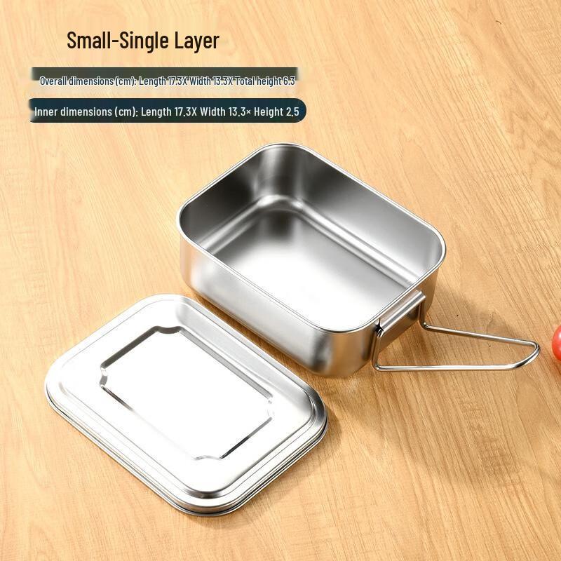 

304 Stainless Steel Sealed Lunch Box with Handle