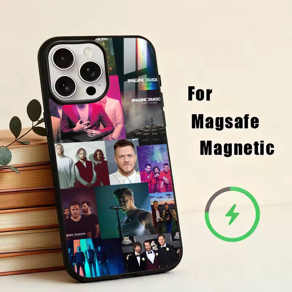 Imagine D-Dragons  Phone Case For iPhone17,16,15,14,13,12,11 Plus,Pro Magnetic with Magsafe Wireless Charging iPhone15PRO