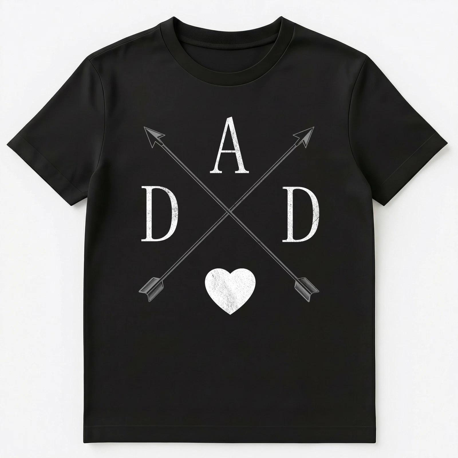 

Minimalist Word Dad With Arrows And Pointers Unisex T-Shirt L