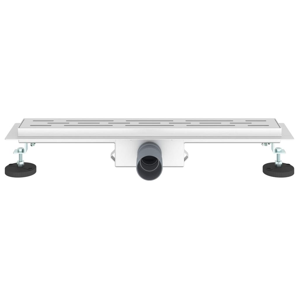 Linear Shower Drain in Silver 50 cm Stainless Steel 304