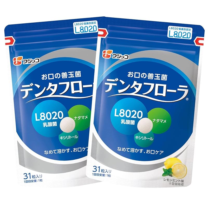 

Fujicco Dentaflora (Contains 31 tablets/approximately 1 month s supply) 2 bags set [Oral care supplement tablet Sticky mouth]