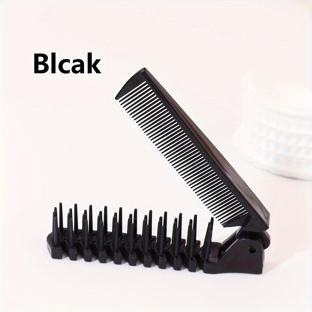 

Антистатическая мини-карманная складная расческа, двусторонняя расческа для укладки волос для мужчин и женщин, удобная для путешествий, прочный пластик