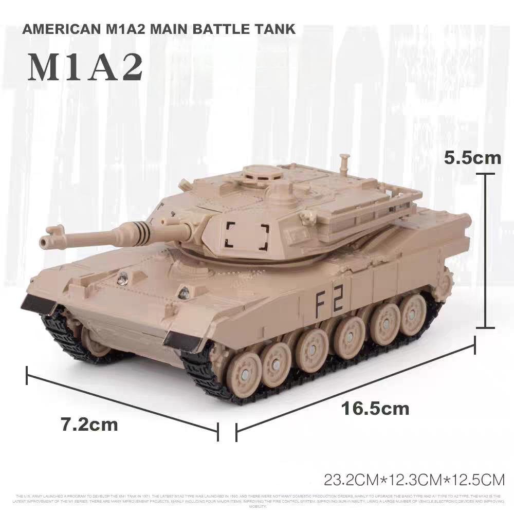 Main Battle Tank Germany Leopard 2 American M1A2 Abrams Chinese Type 99B Diecasts & Toy Vehicles Sounds & Light 1:48 Alloy Military Model
