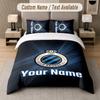 Club Brugge FC Design Bedding Set Custom Text 1 Duvet Cover & 2 Pillow Cases